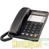 Дротовий телефон Panasonic KX-TS2365UAB Black МегаМаркет