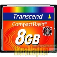 Карта памяти Transcend 8 GB 133X CompactFlash Card TS8GCF133 МегаМаркет