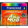 Карта пам'яті Transcend 4 GB 133X CompactFlash Card TS4GCF133 МегаМаркет