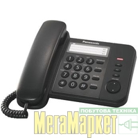 Дротовий телефон Panasonic KX-TS2352UAB Black МегаМаркет