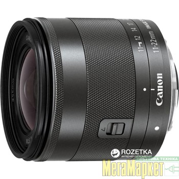 Ширококутний об'єктив Canon EF-M 11-22mm f/4-5,6 IS STM МегаМаркет
