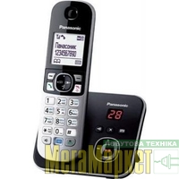 Радіотелефон Panasonic KX-TG6821UAB Black МегаМаркет
