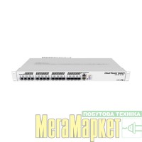 Комутатор Smart Mikrotik Cloud Router Switch (CRS317-1G-16S+RM) МегаМаркет