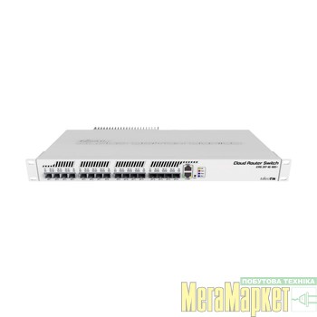 Комутатор Smart Mikrotik Cloud Router Switch (CRS317-1G-16S+RM) МегаМаркет
