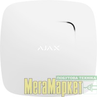 Датчик диму з сенсорами температури і чадного газу Ajax FireProtect Plus white (000005637) МегаМаркет
