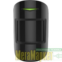 датчик руху з мікрохвильовим сенсором Ajax MotionProtect Plus black (000009175) МегаМаркет