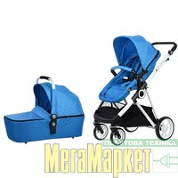 Универсальная коляска 2 в 1 Miqilong Mi Baby T900 Navy Blue (T900-U2-BL01) МегаМаркет