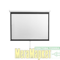 Проекційний екран 2E подвесной, 4:3, 100&quot;, 2.0x1.5 м (0043100M) МегаМаркет