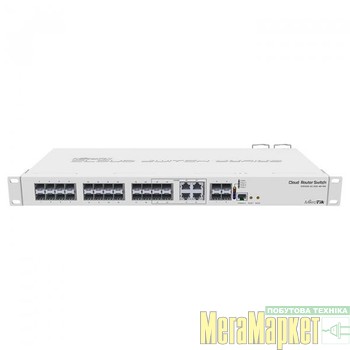 Комутатор керований 3 рівня Mikrotik Cloud Router Switch 328-4C-20S-4S+RM (CRS328-4C-20S-4S+RM) МегаМаркет