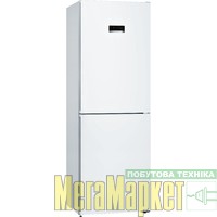 Холодильник з морозильною камерою Bosch KGN49XW306 МегаМаркет