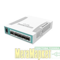 Комутатор керований 3 рівня Mikrotik Cloud Router Switch (CRS106-1C-5S) МегаМаркет