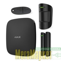 Комплект GSM сигналізації Ajax StarterKit Plus Black МегаМаркет