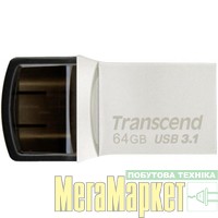 Флешка Transcend 64 GB JetFlash 890S TS64GJF890S МегаМаркет