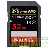 Карта памяти SanDisk 32 GB SDHC UHS-I U3 Extreme Pro SDSDXXG-032G-GN4IN МегаМаркет