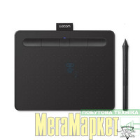 Графический планшет Wacom Intuos S Bluetooth Black (CTL-4100WLK-N) МегаМаркет