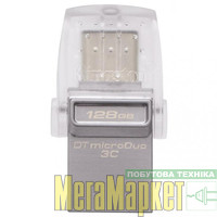 Флешка Kingston 128 GB DataTraveler microDuo 3C (DTDUO3C/128GB) МегаМаркет