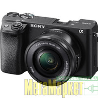 бездзеркальний фотоапарат Sony Alpha A6400 kit (16-50mm) Black (ILCE6400LB.CEC) МегаМаркет