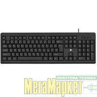Клавиатура 2E KS108 USB Black (2E-KS108UB) МегаМаркет