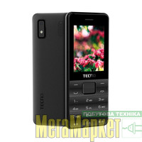 Мобильный телефон Tecno T372 TripleSIM Black (4895180746833) МегаМаркет