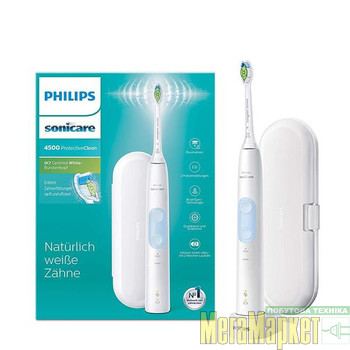 Електрична зубна щітка Philips Sonicare ProtectiveClean 4500 HX6839/28 МегаМаркет