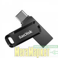 Флешка SanDisk 256 GB Ultra Dual Drive Go USB 3.0/Type-C Black (SDDDC3-256G-G46) МегаМаркет