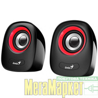 Мультимедійна акустика Genius SP-Q160 USB Red 31730027401 МегаМаркет