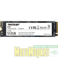 SSD накопитель PATRIOT P300 512 GB (P300P512GM28) МегаМаркет