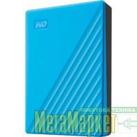 Жесткий диск WD My Passport 4 TB Blue (WDBPKJ0040BBL-WESN) МегаМаркет
