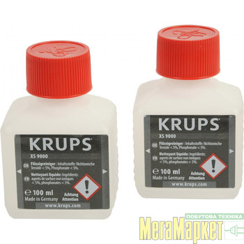 Засіб для чищення Krups Очиститель молочной системы 2х100 мл (XS900031) МегаМаркет