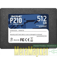 SSD накопитель PATRIOT P210 512 GB (P210S512G25)  МегаМаркет
