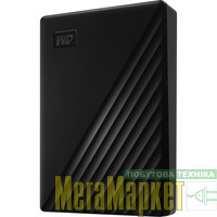 Жесткий диск WD My Passport 5 TB Black (WDBPKJ0050BBK-WESN) МегаМаркет