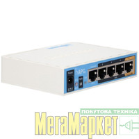 Бездротовий маршрутизатор (роутер) Mikrotik hAP ac lite (RB952Ui-5ac2nD) МегаМаркет