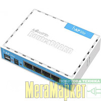 Бездротовий маршрутизатор (роутер) Mikrotik hAP lite classic (RB941-2nD) МегаМаркет