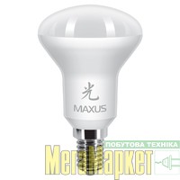 Светодиодная лампа (энергосберегающая, рефлекторная) MAXUS 1-LED-361 (R50 5W 3000K 220V E14 AP) МегаМаркет