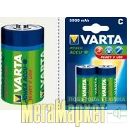 Аккумулятор Varta C 3000mAh NiMh 2шт POWER ACCU (56714101402) МегаМаркет