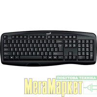 Клавіатура Genius KB-128 USB UKR Black (31300001410) МегаМаркет
