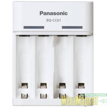 Зарядний пристрій Panasonic Basic USB Charger (BQ-CC61USB) МегаМаркет
