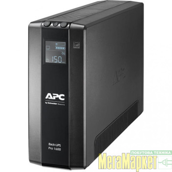 лінійно-інтерактивне ДБЖ APC Back UPS Pro BR 1600VA, LCD (BR1600MI) МегаМаркет