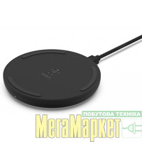 Бездротовий зарядний пристрій Belkin Pad Wireless Charging Qi 10W no PSU Black (WIA001BTBK) МегаМаркет