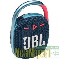 Портативні колонки JBL Clip 4 Blue/Pink (JBLCLIP4BLUP) МегаМаркет