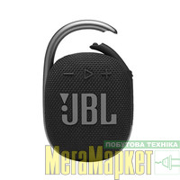 Портативні колонки JBL Clip 4 Black (JBLCLIP4BLK) МегаМаркет
