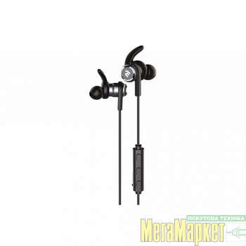 Навушники з мікрофоном 2E S9 WiSport In Ear Waterproof Wireless Mic Black (2E-IES9WBK) МегаМаркет