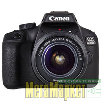 Дзеркальний фотоапарат Canon EOS 4000D Kit (18-55mm) (3011C004) МегаМаркет