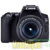 Дзеркальний фотоапарат Canon EOS 250D kit (18-55mm) EF-S IS STM (3454C007) МегаМаркет