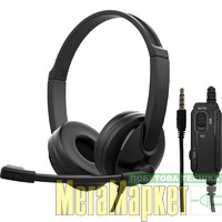 Навушники з мікрофоном 2E CH12 On-Ear Black (2E-CH12SJ) МегаМаркет