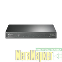 Комутатор керований TP-Link T1500G-10PS (TL-SG2210P) МегаМаркет