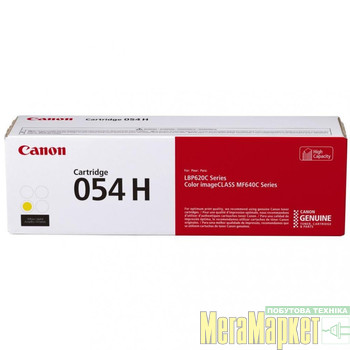 Лазерний картридж Canon 054 Yellow (3021C002) МегаМаркет