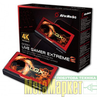 пристрій відеозахоплення AVerMedia Live Gamer Extreme 2 GC551 Black (61GC5510A0AP) МегаМаркет