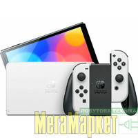 Портативна ігрова приставка Nintendo Switch OLED with White Joy-Con (045496453435) МегаМаркет