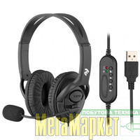 Комп'ютерна гарнітура 2E CH13 Over-Ear USB Black (2E-CH13SU) МегаМаркет